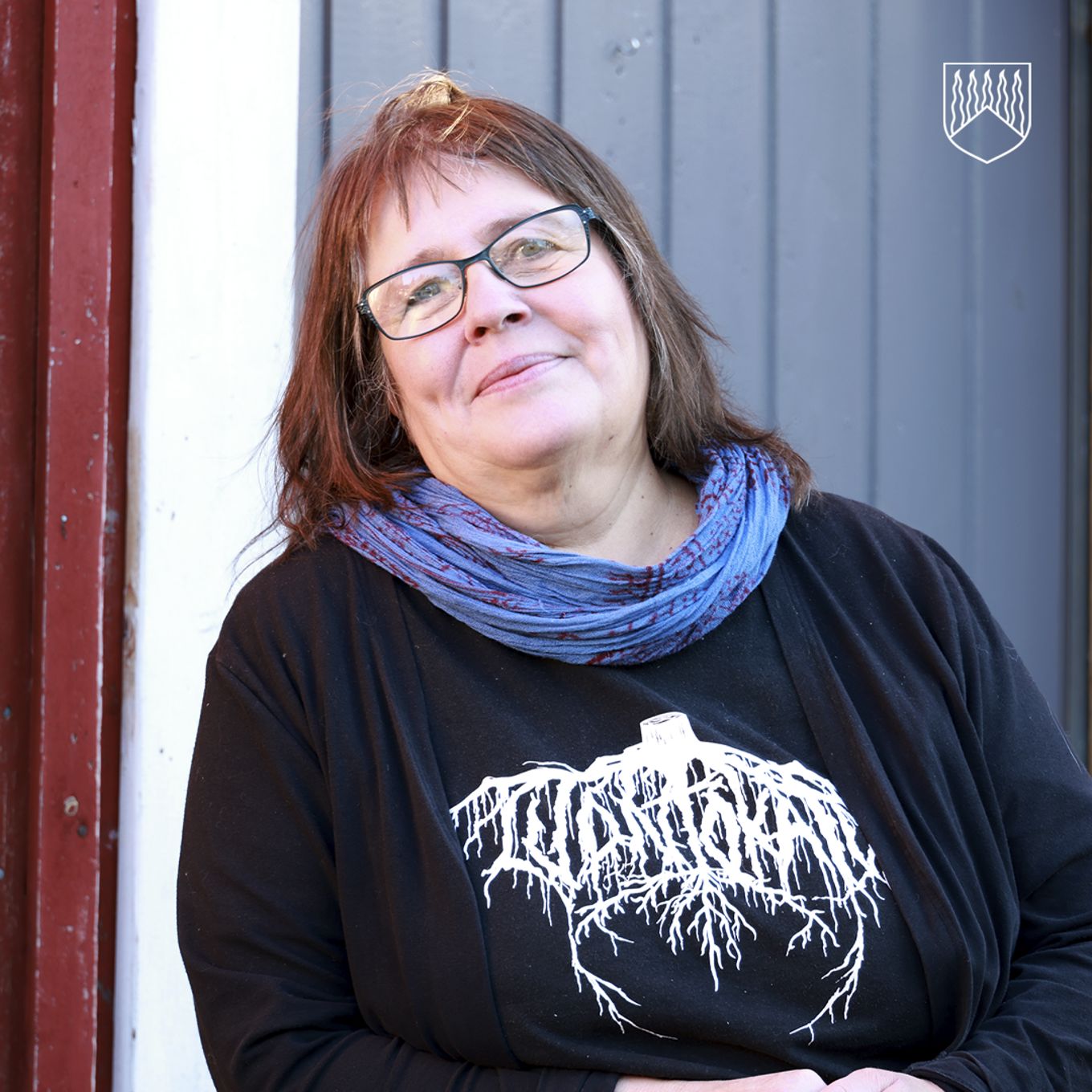 Kuvassa Vuoden Yrittäjä: Lea Kaulanen, Samikka Ay (Karilan Navettagalleria).