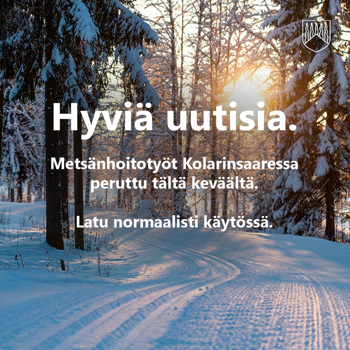 Kuva Kolarinsaaren ladusta.